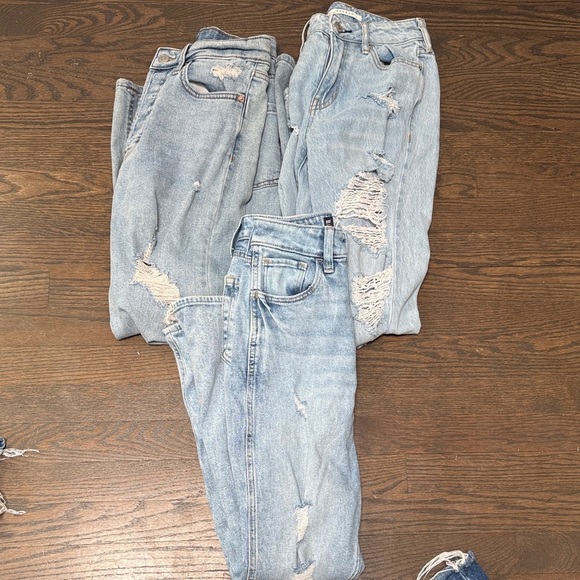 Hollister Pants - Light Wash Distressed Jeans bundle woman's 0&00